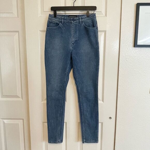 Brandon Maxwell High Rise Medium Wash Jeans size 28 - Picture 12 of 12